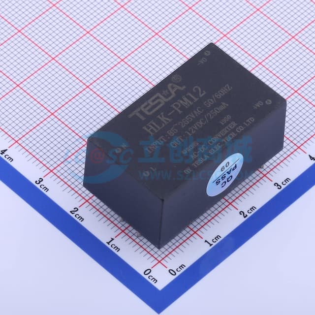3W 单路输出交直流输入特低纹波电源模块 【插件】实物图