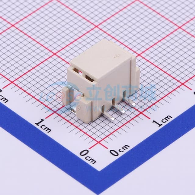 1x3P 间距:2.5mm 立贴实物图