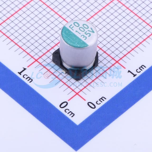 100uF ±20% 35V实物图