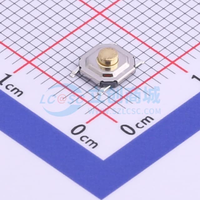 5.2*5.2*2mm 立贴 轻触开关实物图