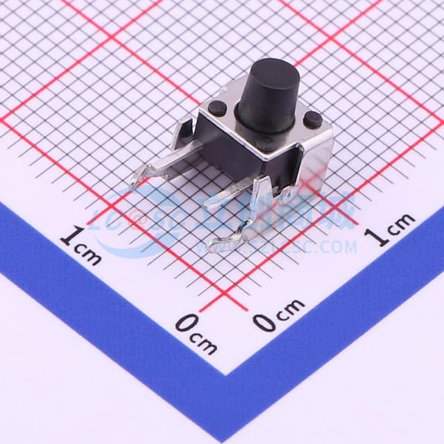 6*6*7mm 卧插 轻触开关 【轻触】实物图
