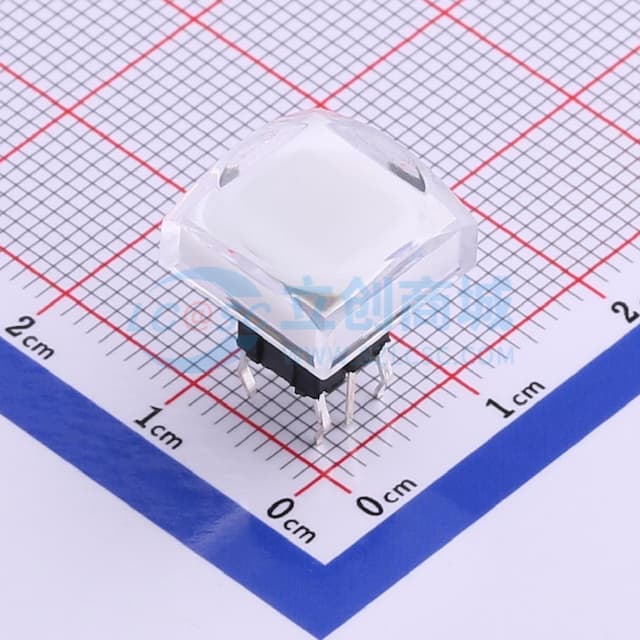 红色带灯开关 【插件】实物图