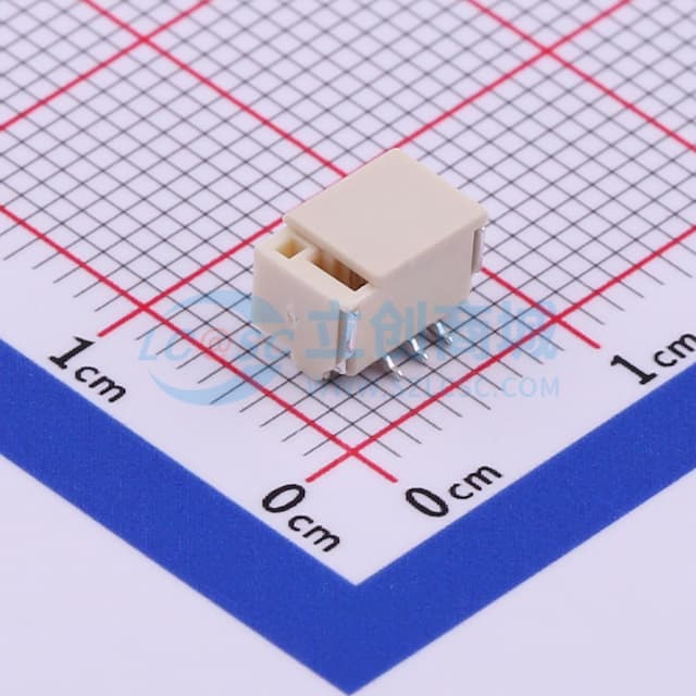 1x3P 间距:1.25mm 立贴实物图