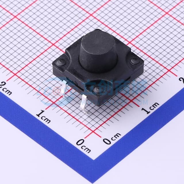 12*12*8mm 直插 轻触开关 【轻触】实物图