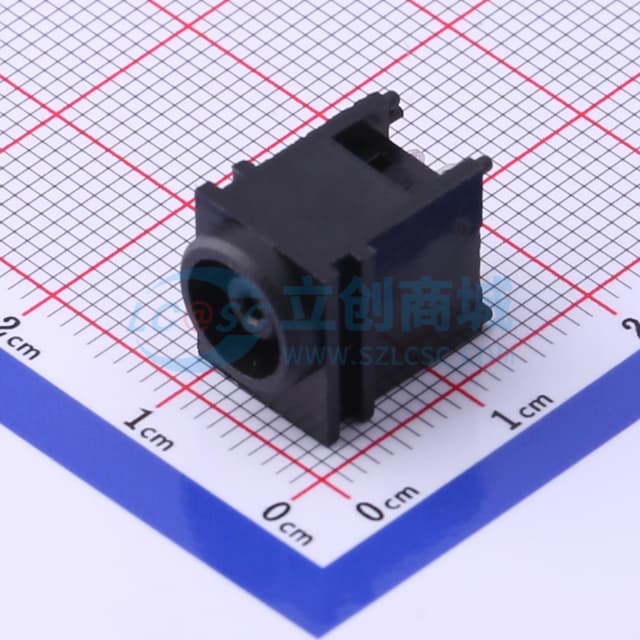 DC电源插座 内径:1.45mm 【插件】实物图