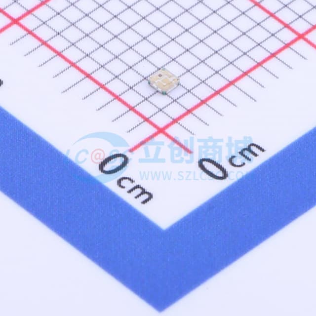 红蓝双色贴片式发光二极管实物图