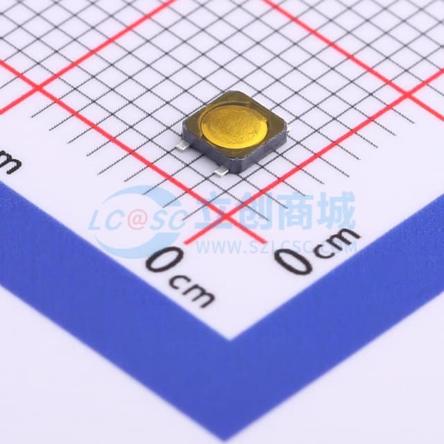 3.1*3.1*0.8mm 立贴 轻触开关实物图