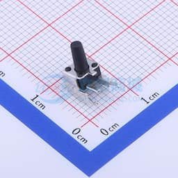轻触开关5.5x4.5x8.0小支架铜侧按侧插四脚按键250gf 【插件】缩略图