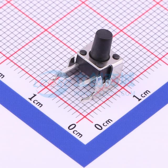 6*6*8.5mm 卧插 轻触开关 【轻触】实物图