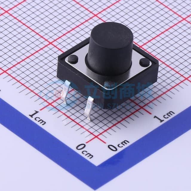 12*12*8.5mm 直插 轻触开关 【轻触】实物图