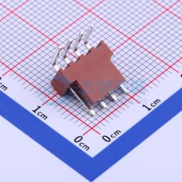 朱砂红 1x4P 间距:2.54mm 弯插【插件】缩略图