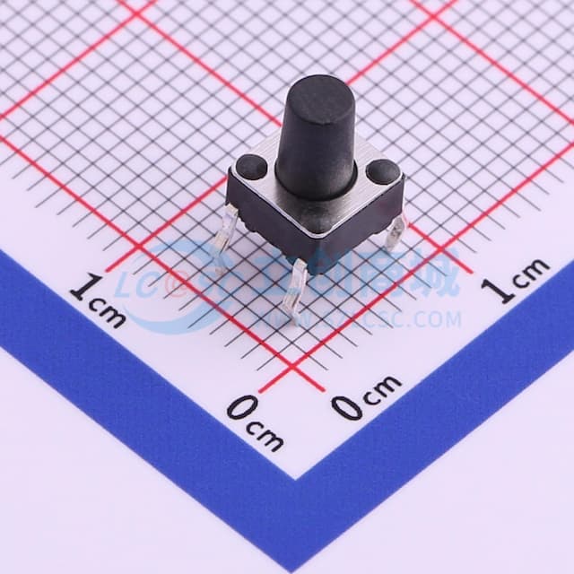 6*6*8.5mm 直插 轻触开关 【轻触】实物图