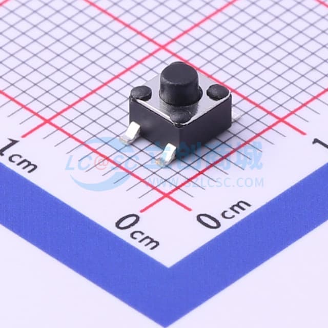 4.5*4.5*4.3mm 立贴 轻触开关实物图