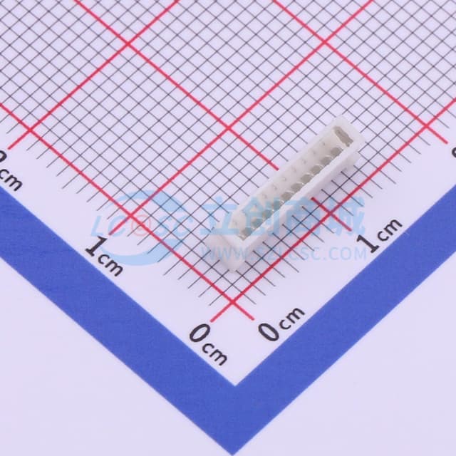 1x11P 间距:1mm 卧贴实物图