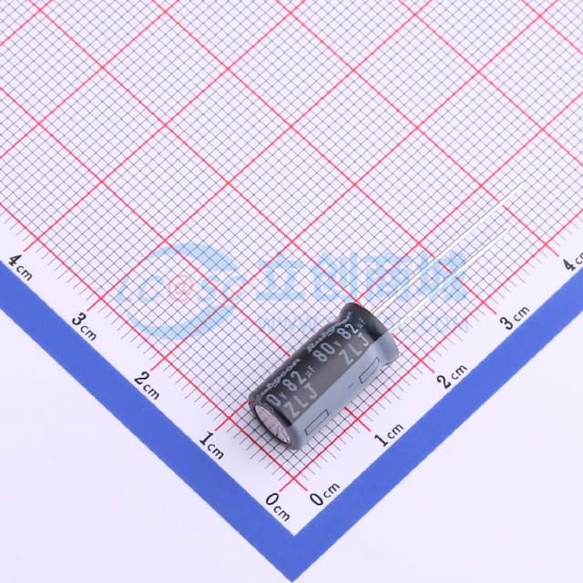 82uF ±20% 80V实物图