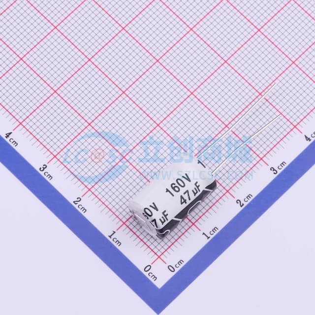 47uF ±20% 160V 【引线】实物图