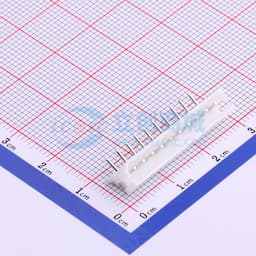 白色 1x10P 间距:2.5mm 弯插【插件】缩略图