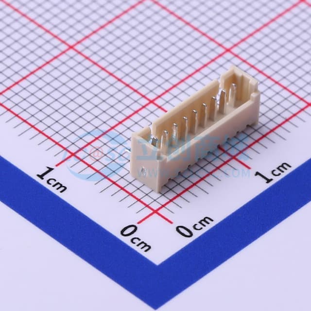 1x9P 间距:1.25mm 弯插 【插件】实物图