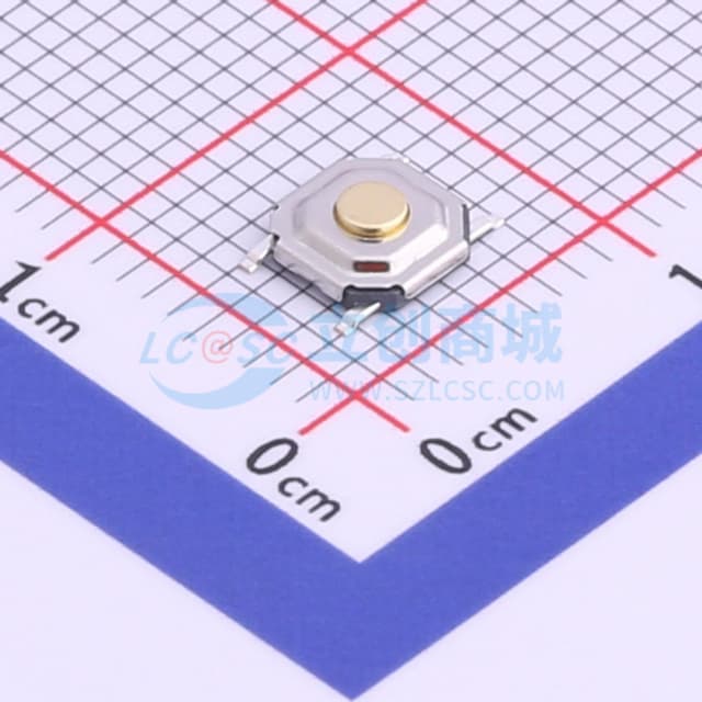 5.2*5.2*1.5mm 立贴 轻触开关实物图