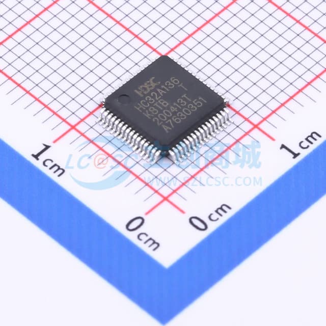 HC32A136K8TB-LQ64实物图