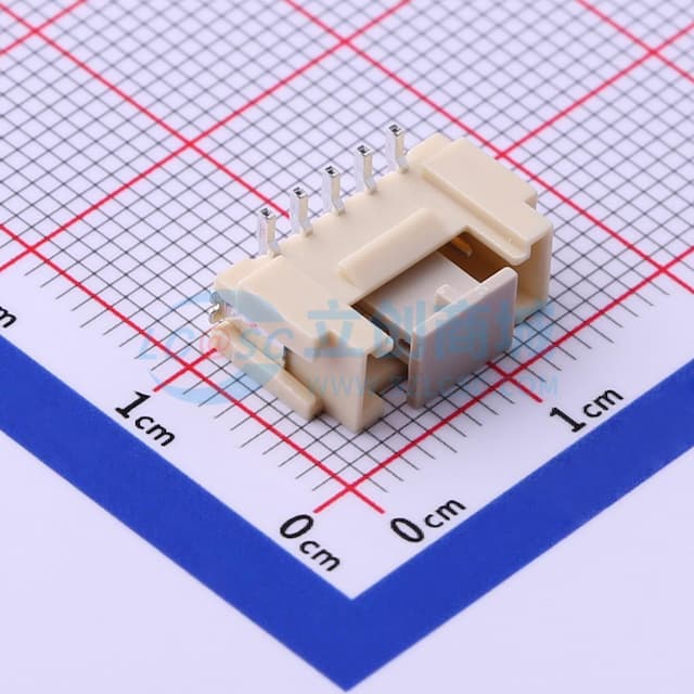 1x5P 间距:2mm 立贴实物图