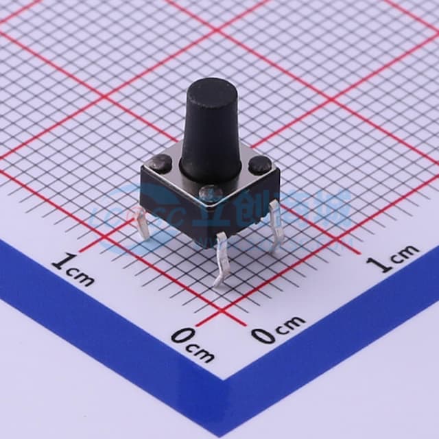 6*6*9mm 直插 轻触开关 【轻触】实物图