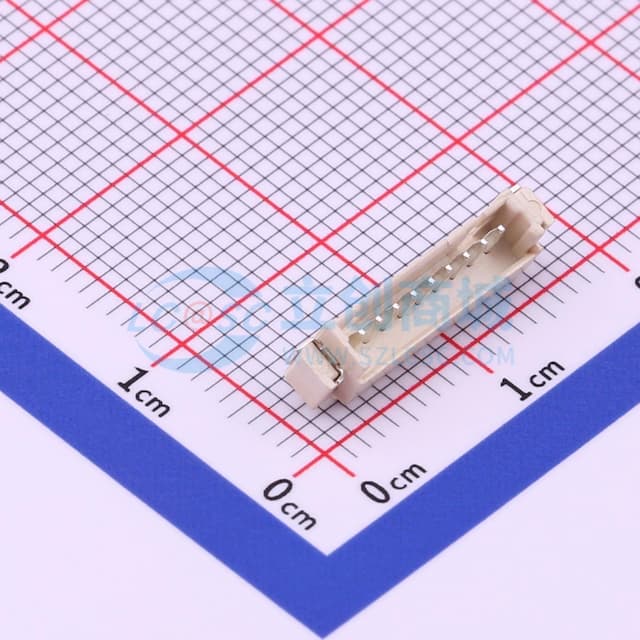 1x9P 间距:1.25mm 卧贴实物图