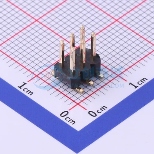 2x3P 间距:2.54mm 方针实物图