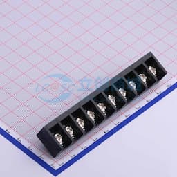 9.5mm 1x10P 每排P数:10 排数:1 直针 边脚 【栅栏】缩略图