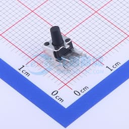 轻触开关5.5x4.5x6.5小支架铜侧按侧插四脚按键250gf 【插件】缩略图