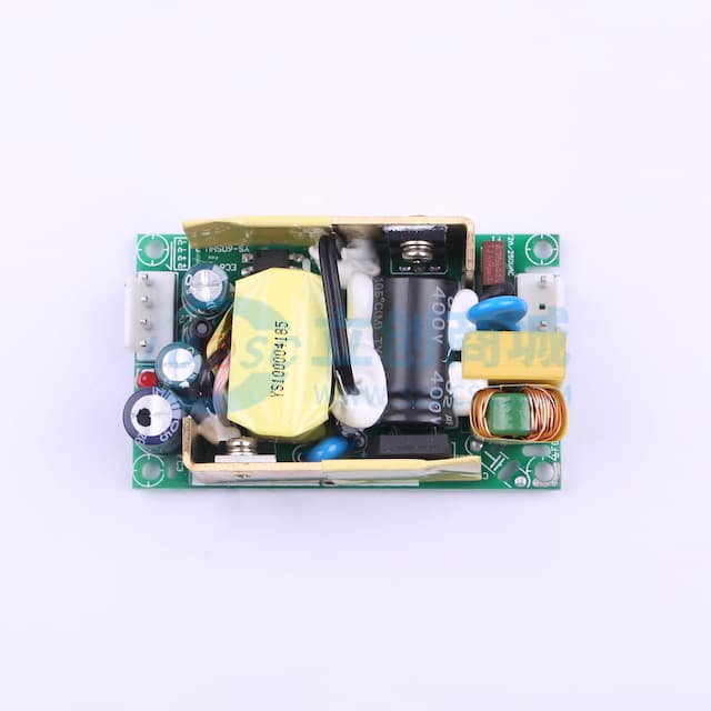 裸板开关电源，12V4.5A电源模块(输入输出带VH3.96针座)实物图