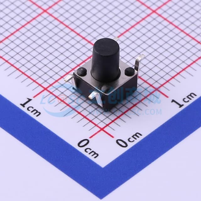 6*6*8mm 立贴 轻触开关实物图