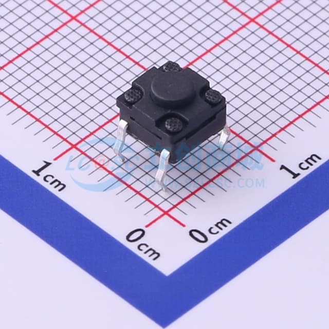6.2*6.2*4.5mm 直插 轻触开关 【轻触】实物图
