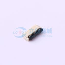 间距:0.5mm P数:10P 翻盖式 双侧触点/上下接缩略图