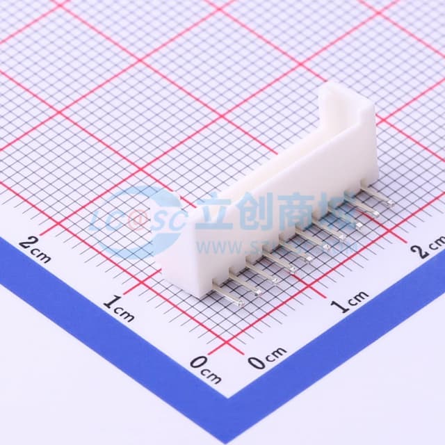 1x10P 间距:2mm 弯插【插件】实物图