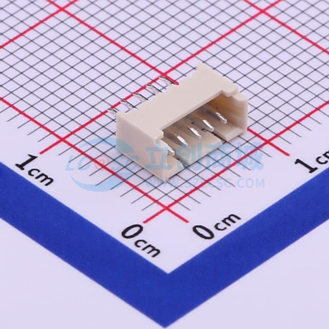 1x5P 间距:1.25mm 直插 【插件】实物图