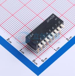 间距2.54mm 琴键 8位拨码开关 【插件】缩略图