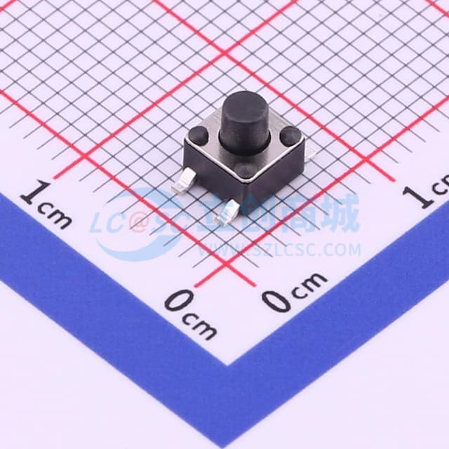 4.5*4.5*5mm 立贴 轻触开关实物图