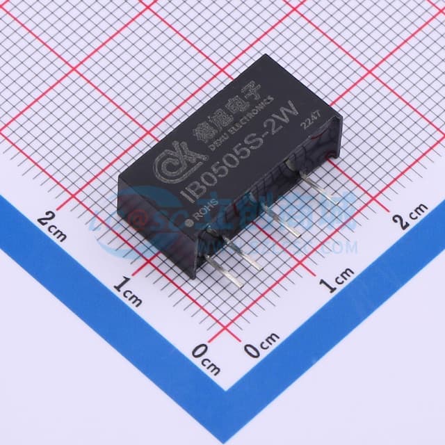 【插件】 2W定电压输入隔离稳压单路输出DC-DC模块电源实物图