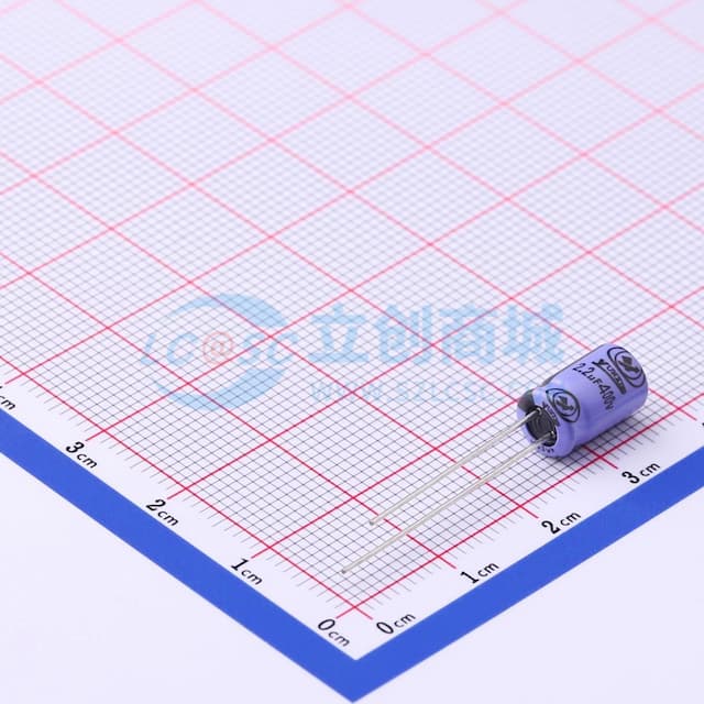 2.2uF ±20% 400V 【引线】实物图