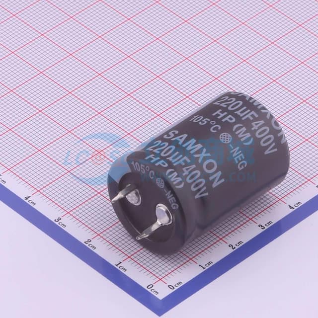 220uF ±20% 400V 【插件】实物图