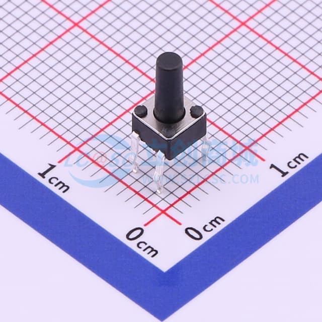 4.5*4.5*9mm 直插 轻触开关 【轻触】实物图