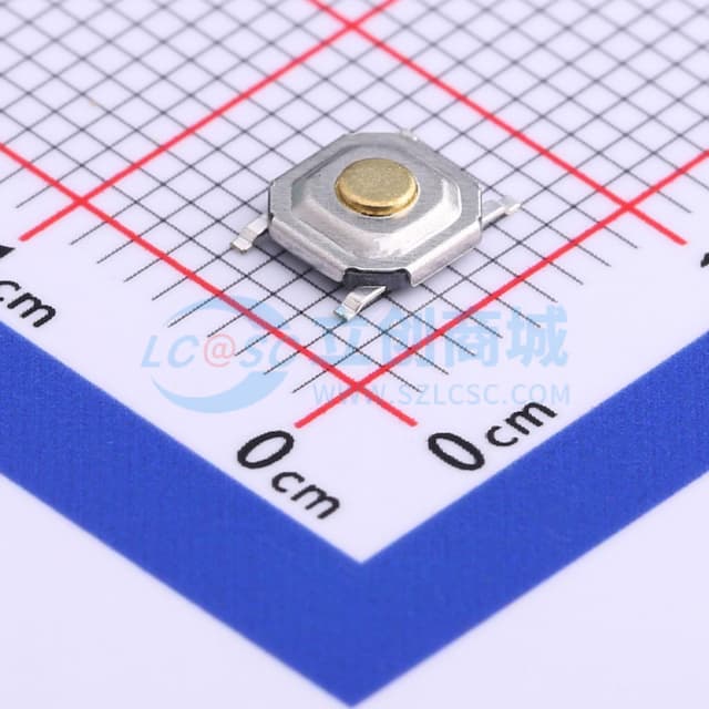 5.2*5.2*1.5mm 立贴 轻触开关实物图