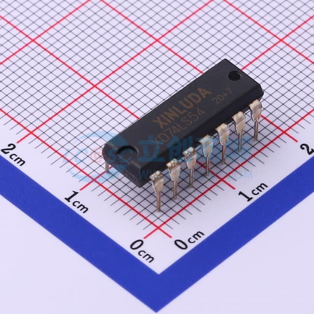 四路与或非门【插件】实物图