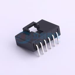 黑色 1x6P 间距:2.54mm 弯插【插件】缩略图