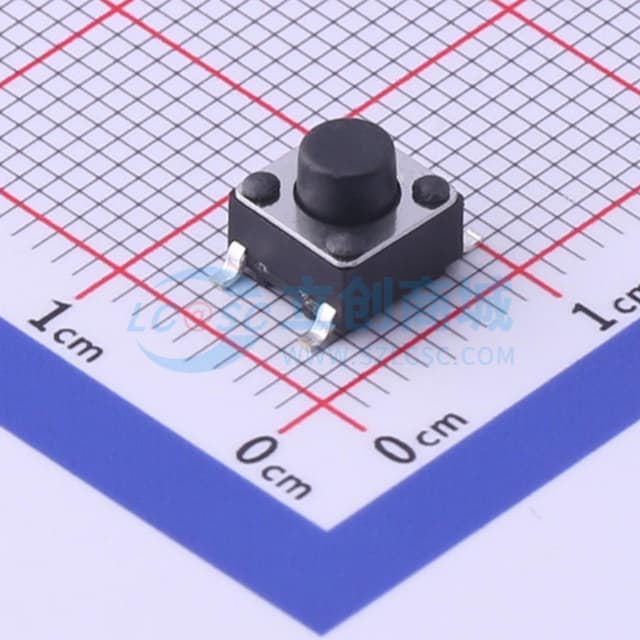 6*6*5.5mm 立贴 轻触开关实物图