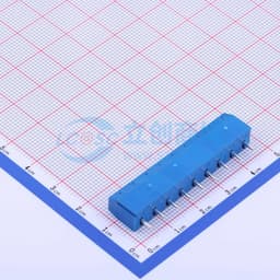 1x9P 5mm 直插 排数:1 每排P数:9 【插件】缩略图