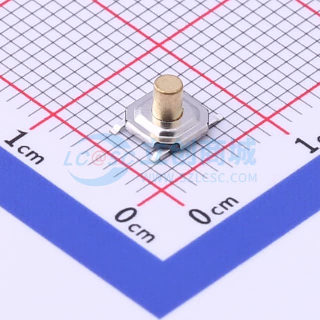 5.2*5.2*3.7mm 立贴 轻触开关实物图