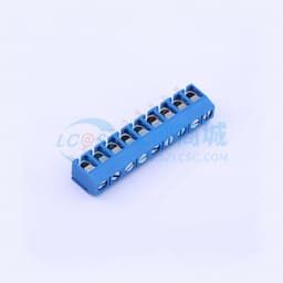 1x9P 5mm 直插 排数:1 每排P数:9 【插件】缩略图