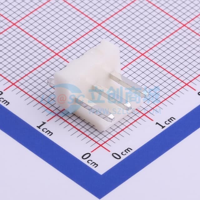 1x3P 间距:3.96mm 直插 系列:VH 【插件】实物图